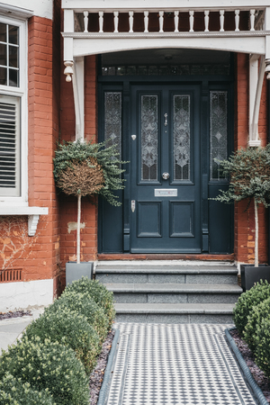 Creating Curb Appeal: Entryways and Hallways in British Victorian, Georgian, and Modern Homes
